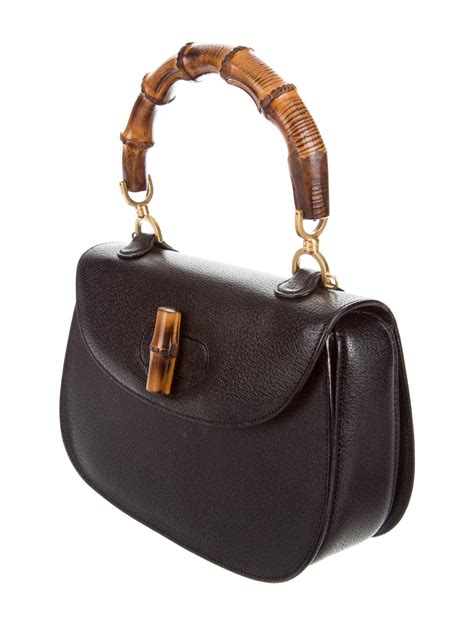 gucci handbags bamboo handles|Gucci vintage bamboo handle handbag.